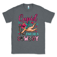 Charcoal Heather cupid find me a cowboy Classic Tee - OliviaCreatesArt