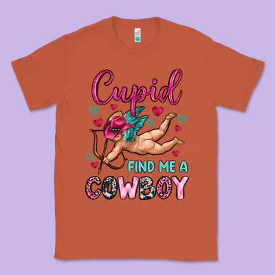 Cupid Find Me A Cowboy Classic Tee Designed By Oliviacreatesart