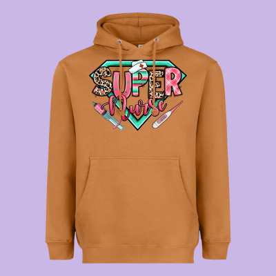 Super Nurse Heavyweight Hoodie Designed By Ranaportraitstore