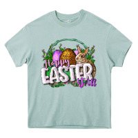 Arona happy easHappy Easter y'all Easter Day Heavy Core Tee - CowGirlArtShop