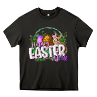 Asphalt happy easHappy Easter y'all Easter Day Heavy Core Tee - CowGirlArtShop