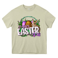 Mossy happy easHappy Easter y'all Easter Day Heavy Core Tee - CowGirlArtShop