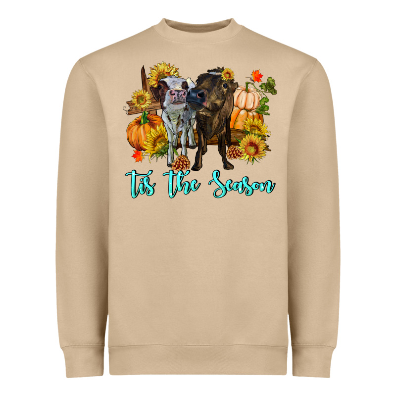 Tis The Season Cows Heavyweight Sweatshirt by RanaPortraitStore | Teevron