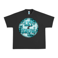 Pigment Black let it snow Urban Heavy Tee - FaDigitalArtStudio