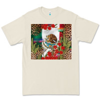 Bone Mexico flag Premium Tee - FaDigitalArtStudio