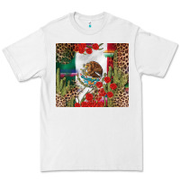 White Mexico flag Premium Tee - FaDigitalArtStudio