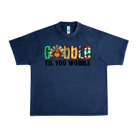Navy gobble til you wobble thanksgiving turkey Urban Heavy Tee - Jasminsmagicworld
