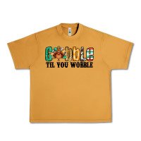 Peanut Butter gobble til you wobble thanksgiving turkey Urban Heavy Tee - Jasminsmagicworld