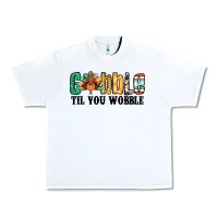 White gobble til you wobble thanksgiving turkey Urban Heavy Tee - Jasminsmagicworld