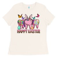 Bone Happy Easter Dental And Egg Ladies Tee - BundleAndBundleShop
