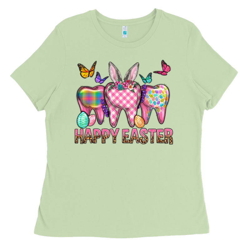 Happy Easter Dental And Egg Ladies Tee by BundleAndBundleShop | Teevron