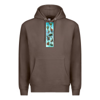 Coffee dinosaurs pen wrap Premium Hoodie - Artiststas