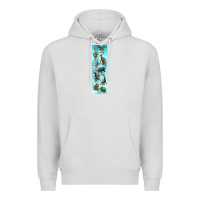 Dove Grey dinosaurs pen wrap Premium Hoodie - Artiststas