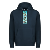Navy dinosaurs pen wrap Premium Hoodie - Artiststas