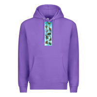 Purple dinosaurs pen wrap Premium Hoodie - Artiststas