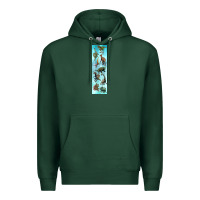 Sports Green dinosaurs pen wrap Premium Hoodie - Artiststas