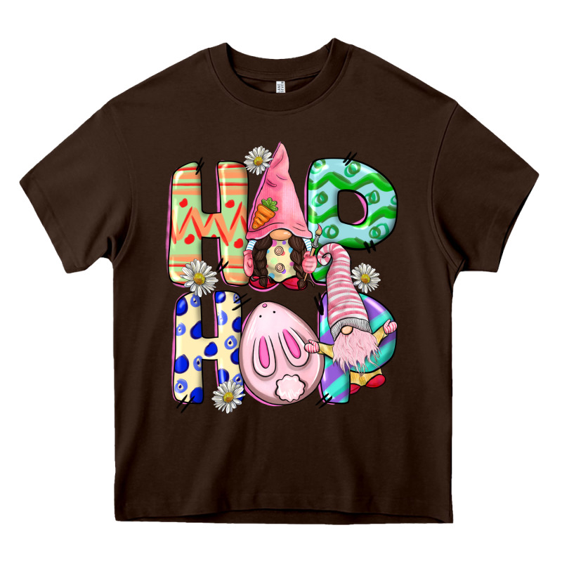 Hop Hop Easter Gnomies Easter Day Heavy Core Tee by CowGirlArtShop | Teevron
