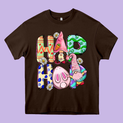 Hop Hop Easter Gnomies Easter Day Heavy Core Tee Designed By Cowgirlartshop