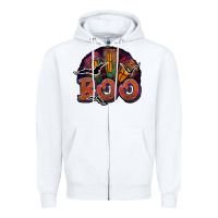 White boo Zipper Hoodie - JahusDesignShop