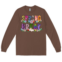 Chestnut SPRING BREAK Long Sleeve Tee - CowhideDigitalArt