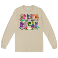 Mushroom SPRING BREAK Long Sleeve Tee - CowhideDigitalArt