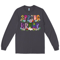 Smoke SPRING BREAK Long Sleeve Tee - CowhideDigitalArt