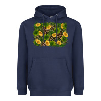 Navy st patricks day background Heavyweight Hoodie - RanaPortraitStore