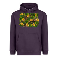 Plum st patricks day background Heavyweight Hoodie - RanaPortraitStore