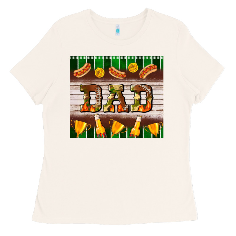 Football Dad Tumbler Ladies Tee by BundleAndBundleShop | Teevron