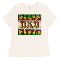 Bone Football Dad Tumbler Ladies Tee - BundleAndBundleShop
