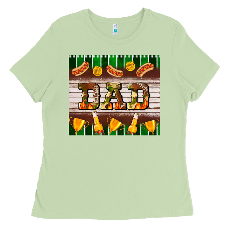 Football Dad Tumbler Ladies Tee by BundleAndBundleShop | Teevron