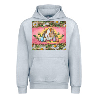 Heather Grey Easter bunny and eggs Urban Hoodie - RanaPortraitStore