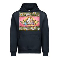 Navy Easter bunny and eggs Urban Hoodie - RanaPortraitStore
