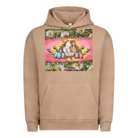Pigment Burro Easter bunny and eggs Urban Hoodie - RanaPortraitStore