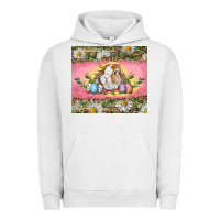 Pigment Lunar Rock Easter bunny and eggs Urban Hoodie - RanaPortraitStore