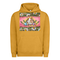 Pigment Peanut Butter Easter bunny and eggs Urban Hoodie - RanaPortraitStore