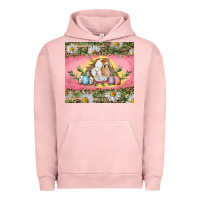 Pigment Salmon Easter bunny and eggs Urban Hoodie - RanaPortraitStore