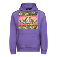 Tulip Easter bunny and eggs Urban Hoodie - RanaPortraitStore