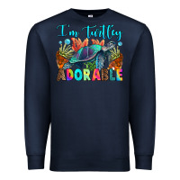 Navy i'm turtley adorable Premium Sweatshirt - RanaPortraitStore