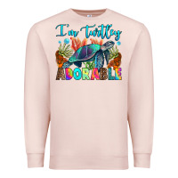 Pale Pink i'm turtley adorable Premium Sweatshirt - RanaPortraitStore