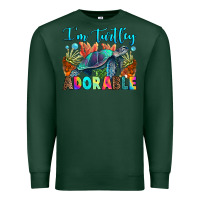 Sports Green i'm turtley adorable Premium Sweatshirt - RanaPortraitStore