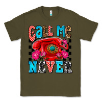 Army Green call me never olivia Classic Tee - OliviaCreatesArt