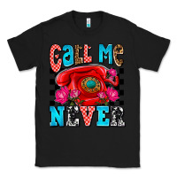 Black call me never olivia Classic Tee - OliviaCreatesArt