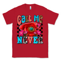Red call me never olivia Classic Tee - OliviaCreatesArt