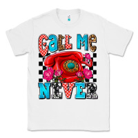 White call me never olivia Classic Tee - OliviaCreatesArt