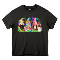 Asphalt Easter gnomes Easter Day Heavy Core Tee - CowGirlArtShop