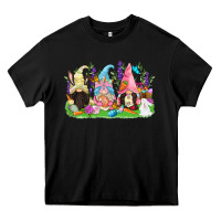 Black Easter gnomes Easter Day Heavy Core Tee - CowGirlArtShop