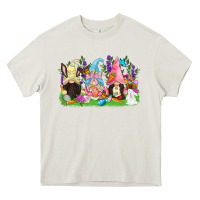 Cream Easter gnomes Easter Day Heavy Core Tee - CowGirlArtShop