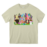 Mossy Easter gnomes Easter Day Heavy Core Tee - CowGirlArtShop