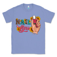 Colony Blue western sunflowers nail boss Classic Tee - Artiststas